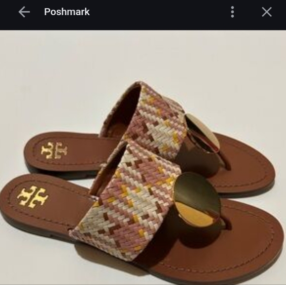 Tory Burch Shoes - Patos Disk Sandals.No Size Tag See Pic.For Measurements.Small Skrach On Disk.
